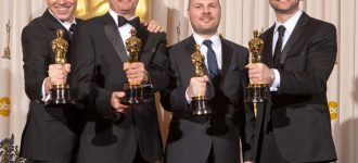 Inception wins Visual Effects Oscar - Backstage interview
