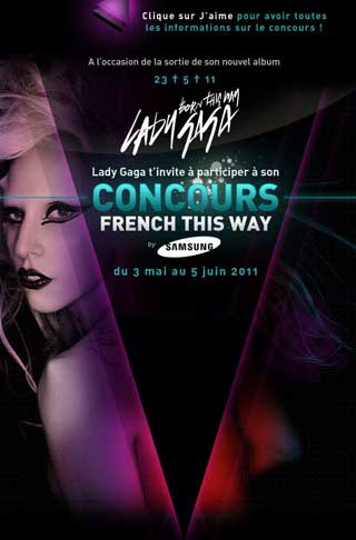 Lady Gaga launches music video contest in France