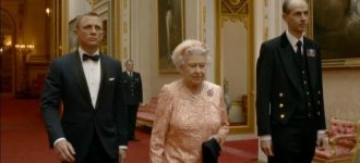 Daniel Craig and The Queen make movie history