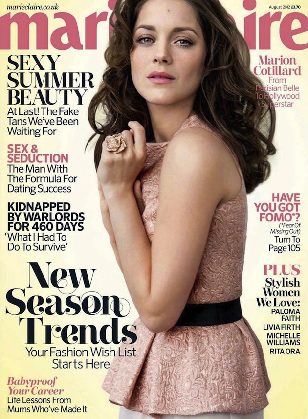 Marion-Cotillard-Marie-Claire-Cover-2012