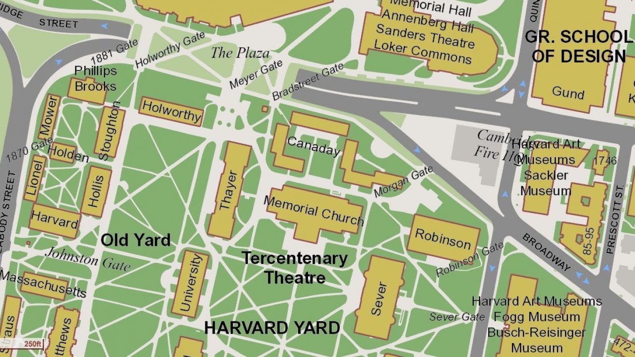 map of harvard campus Harvard University Being Evacuated After Explosives Threat map of harvard campus