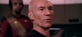 Going viral : Star Trek Captain Picard 'Let it Snow' remix