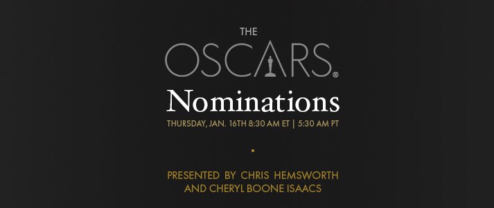Live : Oscars nominations 2014