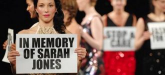Slates for Sarah movement spreads to the fashion industry