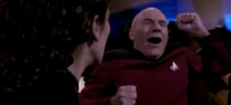 Must watch : Star Trek Video of captain Picard screaming & singing