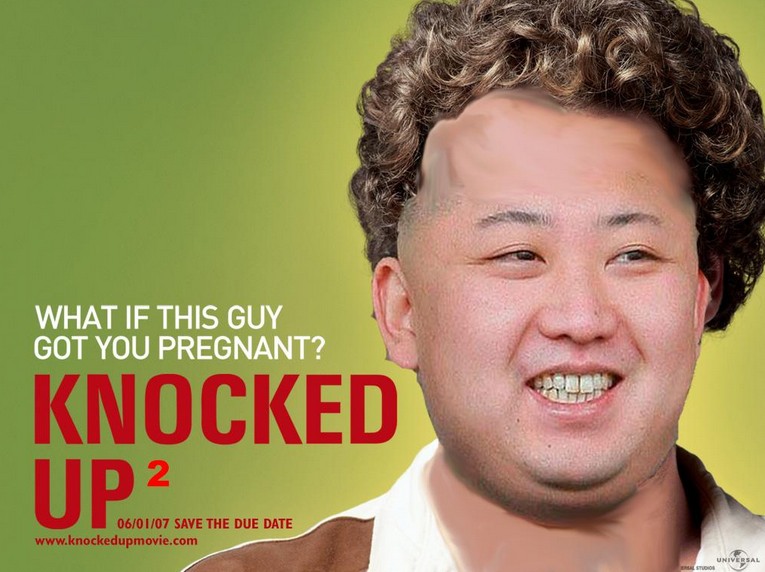 Kim Jong Un parody Knocked Up poster